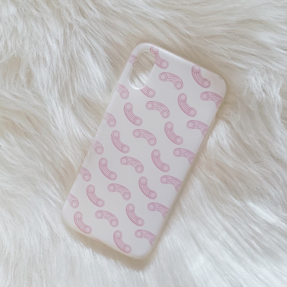 ⭐️ 3 for $12 Pink Macaroni Noodle iPhone XR Case